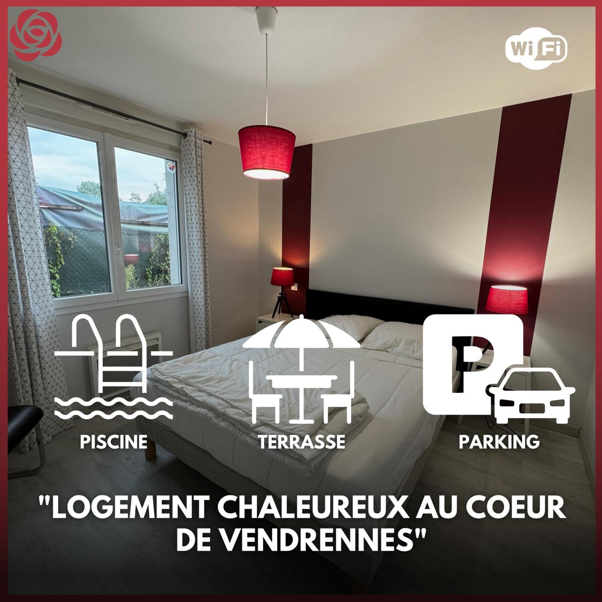 Domaine Des 5 Roses - Rose Rouge Apartment La Guierche Exterior photo